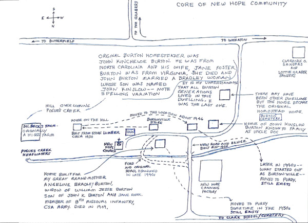 Burtonville Map